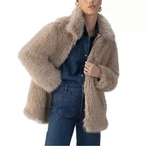 Sanctuary Carmen Faux Fur in Chocolate Sundae